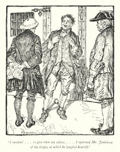 Illustration pour Le Vicaire de Wakefield par Oliver Goldsmith - Edmund Joseph Sullivan
