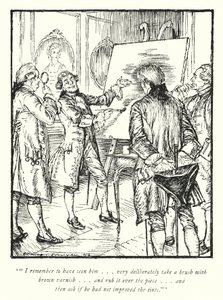 Illustration pour Le Vicaire de Wakefield par Oliver Goldsmith - Edmund Joseph Sullivan
