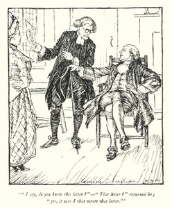 Illustration pour Le Vicaire de Wakefield par Oliver Goldsmith - Edmund Joseph Sullivan
