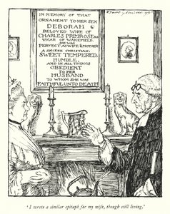 Illustration pour Le Vicaire de Wakefield par Oliver Goldsmith - Edmund Joseph Sullivan