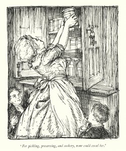 Illustration pour Le Vicaire de Wakefield par Oliver Goldsmith - Edmund Joseph Sullivan