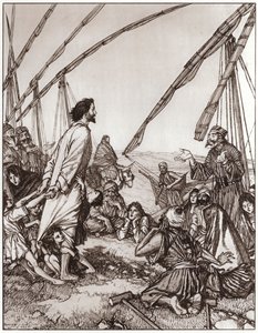 Jésus demande : Qui est mon prochain ? - Edmund Joseph Sullivan