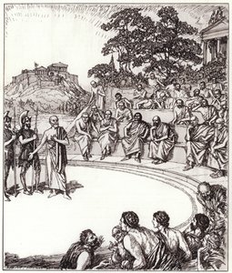 Socrate devant ses juges - Edmund Joseph Sullivan