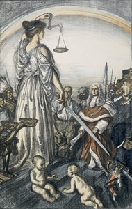Le règne de la justice, 1917 - Edmund Joseph Sullivan