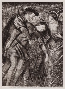 Les Deux Gentilshommes de Vérone, Acte V, Scène 4 - Edmund Joseph Sullivan