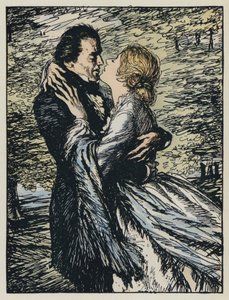 Illustration pour Maud de Tennyson - Edmund Joseph after Sullivan