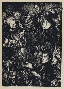 Illustration pour Maud de Tennyson - Edmund Joseph after Sullivan