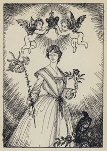 Illustration pour Maud de Tennyson - Edmund Joseph after Sullivan