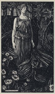 Illustration de Tennyson pour A Dream of Fair Women and Other Poems - Edmund Joseph after Sullivan