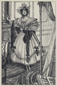 Illustration de Tennyson pour A Dream of Fair Women and Other Poems - Edmund Joseph after Sullivan