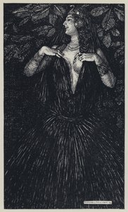 Illustration de Tennyson pour A Dream of Fair Women and Other Poems - Edmund Joseph after Sullivan