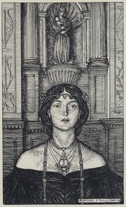 Illustration de Tennyson pour A Dream of Fair Women and Other Poems