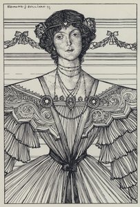 Illustration de Tennyson pour A Dream of Fair Women and Other Poems - Edmund Joseph after Sullivan
