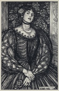 Illustration de Tennyson pour A Dream of Fair Women and Other Poems - Edmund Joseph after Sullivan