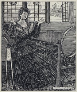 Illustration de Tennyson pour A Dream of Fair Women and Other Poems - Edmund Joseph after Sullivan