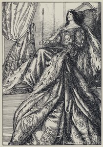 Illustration de Tennyson pour A Dream of Fair Women and Other Poems - Edmund Joseph after Sullivan