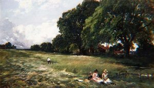 Champ de foin à Danbury, Essex