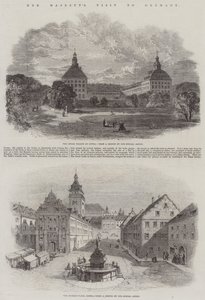 La visite de Sa Majesté en Allemagne - Edmund Morison Wimperis