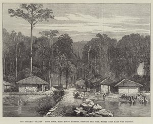 Les îles Andaman, Hope Town, avec le mont Harriet, montrant la jetée où Lord Mayo a été poignardé - Edmund Morison Wimperis