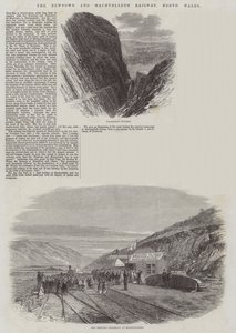 Le chemin de fer de Newtown et Machynlleth, nord du Pays de Galles - Edmund Morison Wimperis