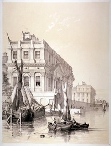Hôpital Royal de la Marine, Greenwich, Londres, 1838 - Edmund Patten