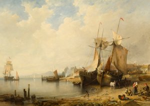 Marée basse : Dundee depuis Broughty Ferry