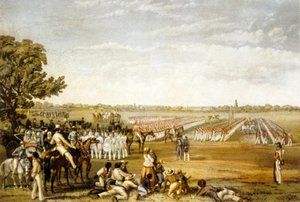 Parade militaire à la Barbade