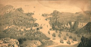 La ville, les forts et les ports de Sébastopol, 1854 - Edmund Walker