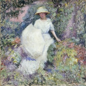 Fille avec parasol