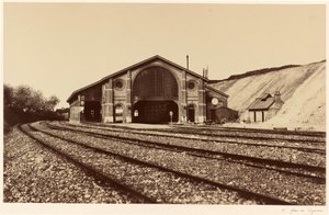 Gare de Longueau,1855 (photo) - Edouard Denis Baldus