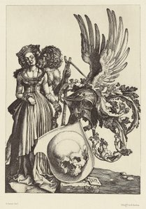 [Armoiries avec un crâne par Albrecht Dürer] - Édouard Baldus