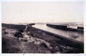 Entrée du port de Boulogne - Édouard Baldus