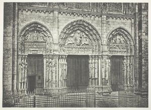 Portail principal, cathédrale de Chartres