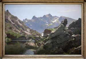 Le lac Merlat - Edouard Brun