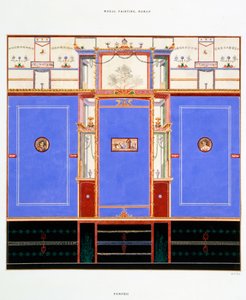 Décoration murale, Maison des Dioscures, Pompéi - Edouard Clerievanse