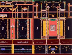 Décoration murale de la Maison des Dioscures, Pompéi