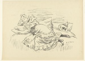 Femme lisant allongée sur un lit