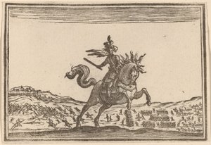 Commandant militaire à cheval