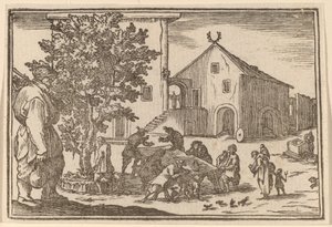 Taverne - Edouard Eckman after Jacques Callot