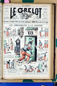 Couverture de "Le Grelot", numéro 1025, Satirique en Couleurs - Edouard Guillaumin Pepin