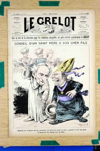 Couverture de "Le Grelot", numéro 1109, Satirique en Couleurs - Edouard Guillaumin Pepin
