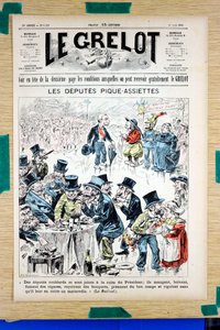 Couverture de "Le Grelot", numéro 1323, Satirique en Couleurs