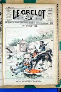Couverture de "Le Grelot", numéro 1337, Satirique en Couleurs - Edouard Guillaumin Pepin