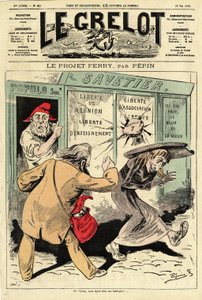 Couverture de Le Grelot, numéro 423 - Edouard Guillaumin Pepin