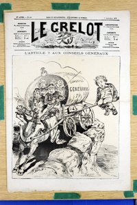 Couverture de "Le Grelot", numéro 439, Satirique en Couleurs - Edouard Guillaumin Pepin
