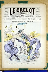 Couverture de "Le Grelot", numéro 835, Satirique en couleurs - Edouard Guillaumin Pepin
