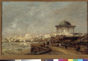 Kiosque à Stamboul à Istanbul (Constantinople) en Turquie