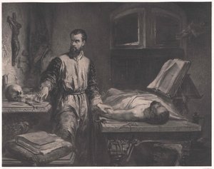 Andrew Vesalius - Edouard Jean Conrad (after) Hamman