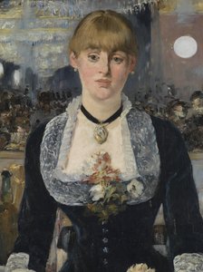 Un bar aux Folies-Bergère, 1881-82 (détail)