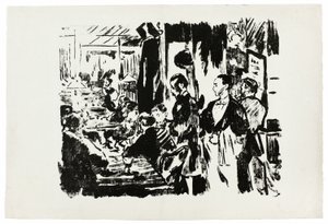 Au Café (planche non publiée)